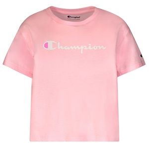 Champion Big Girls Crew Neck Short Sleeve Graphic T-Shirt